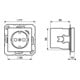 JUNG Prise SCHUKO HOME BT A 1521 SE WW