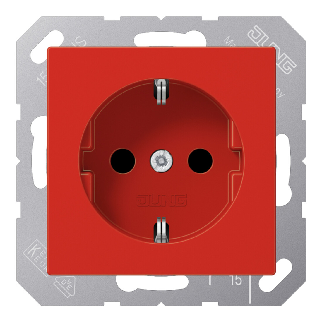 Jung Prise SCHUKO rouge A 1520 BF RT