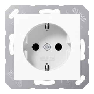 Jung Prise SCHUKO sans griffes blanc alpin A 1520 N WW