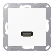 Jung Raccord multimédia aws HDMI avec anneau de support MA A 1112 WW-1