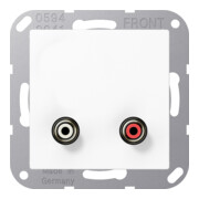 Jung Raccord multimédia aws RCA/mini-jack 3,5 MA A 1021 WW-1