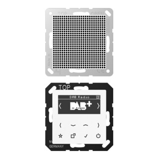 Jung Radio numérique DAB+ Smart Set Mono 1LS DAB A1 WW
