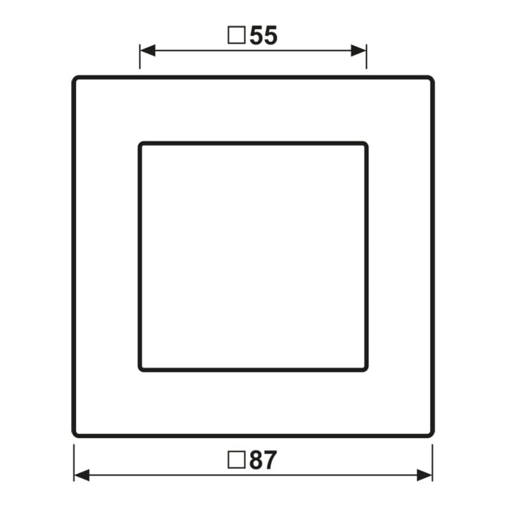 Jung Rahmen 1-fach anthrazit matt AC 581 BF ANM