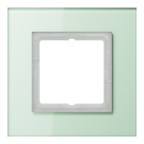 Jung Rahmen 1-fach mt ws waage/senkrecht LSP 981 GLAS