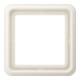 Jung Rahmen 1-fach ws waage/senkrecht CD 581 WU W-1