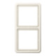 Jung Rahmen 2-fach ws waage/senkrecht CD 582 WU W-1
