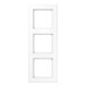 Jung Rahmen 3-fach aws waage/senkrecht AC 583 WW