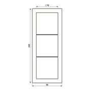 Jung Rahmen 3-fach aws waage/senkrecht LSD 983 WW-3