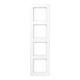 Jung Rahmen 4-fach aws waage/senkrecht AC 584 WW-1
