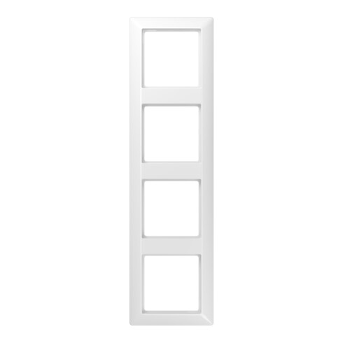 Jung Rahmen 4-fach aws waage/senkrecht AS 584 BF WW