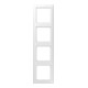 Jung Rahmen 4-fach aws waage/senkrecht AS 584 WW-1