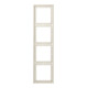 Jung Rahmen 4-fach ws waage/senkrecht LS 984 W-1