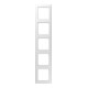 Jung Rahmen 5-fach aws waage/senkrecht AS 585 WW-1