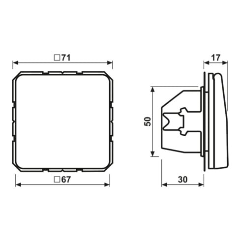 Jung SCHUKO-Steckdose 16A 250V Klappdeckel CD 1520 BFKIKL