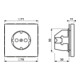 Jung SCHUKO-Steckdose 16A 250V m.Berührungsschutz AL 1520 KI AN-3