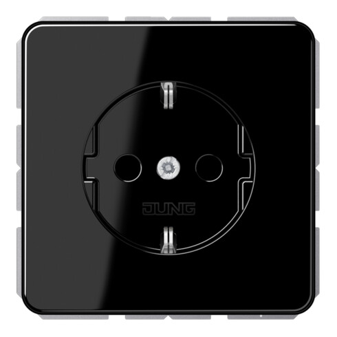 Jung SCHUKO-Steckdose 16A 250V m.Berührungsschutz CD 1520 BFKI SW