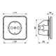 Jung SCHUKO-Steckdose 16A 250V m.Berührungsschutz CD 1520 BFKI SW-3