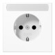 Jung SCHUKO-Steckdose 16A 250V m.Berührungsschutz LS 1520 KINA WW