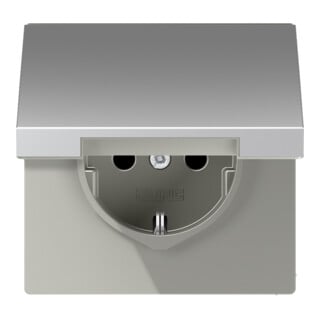 Jung SCHUKO-Steckdose aluminium AL 1520 KL
