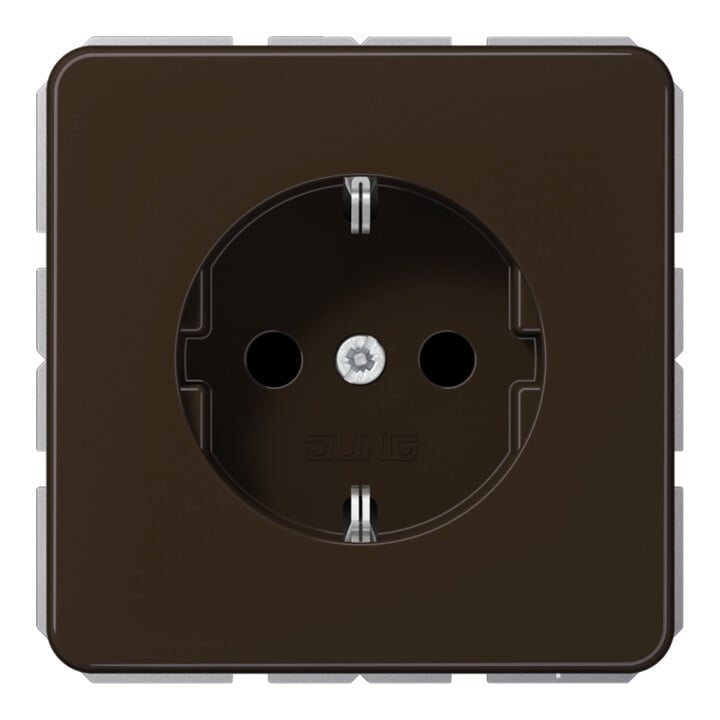 Jung SCHUKO-Steckdose braun CD 1520 BR