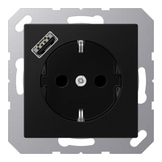 Jung SCHUKO Steckdose mit USB Typ A A1520-18ASWM