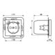 Jung SCHUKO Steckdose mit USB Typ AC A1520-15CAWW