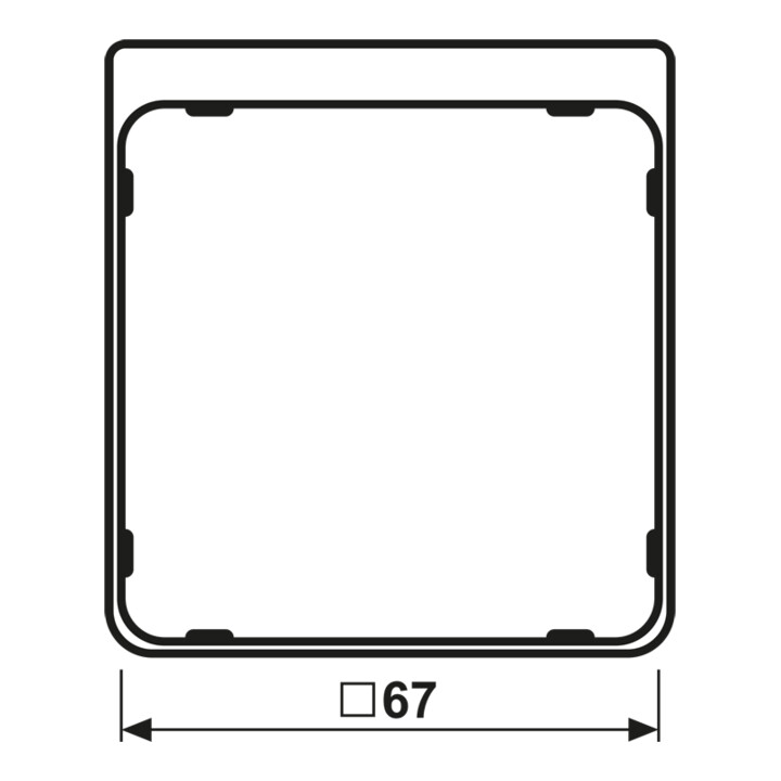 Jung Segment d'application rt-m CDP 82 RTM