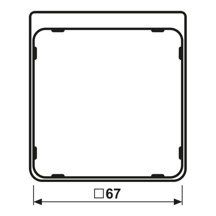 Jung Segment d’application sw-m CDP 82 SWM