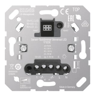 Jung Serien-Tastdimmer 1712DE Universal LED Unterputz