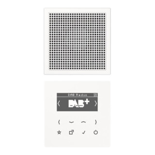 Jung Smart Radio DAB+ Set Mono DABLS1WW blanc