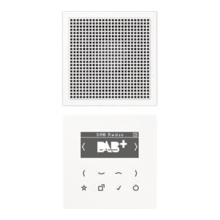 Jung Smart Radio DAB+ Set Mono DABLS1WW weiß