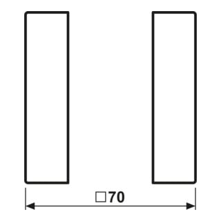 Jung Tastensatz, 1fach komplett AL 2501 TSA AN