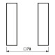 Jung Tastensatz, 1fach komplett LS 501 TSA WW