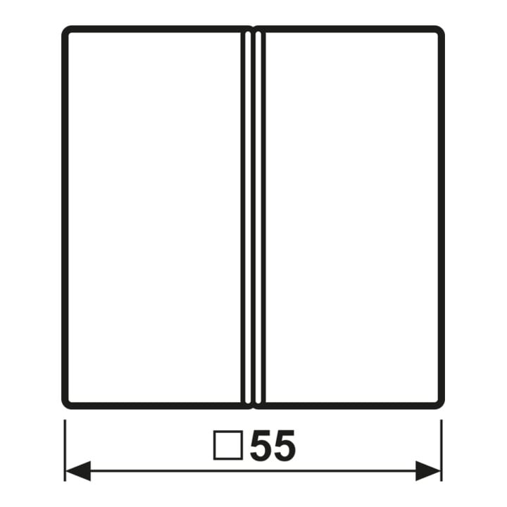 Jung Tastensatz 2-fach aws komplett A 402 TSA WW