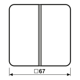 Jung Tastensatz 2-fach aws komplett CD 402 TSA WW