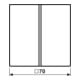 Jung Tastensatz 2-fach aws komplett LS 402 TSA WW