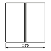 Jung Tastensatz 2-fach aws komplett LS 402 TSA WW-3