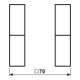 Jung Tastensatz, 2fach komplett LS 502 TSA WW