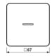 JUNG Taster 1fach HOME BT CD 17101 P WW