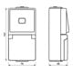 Jung Taster-/SCHUKO-Kombination 1S 1p. 10A / 16A250V 671 W