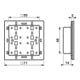 Jung Tastsensor-Modul 3-fach 24V AC/DC 20mA 4236 TSM