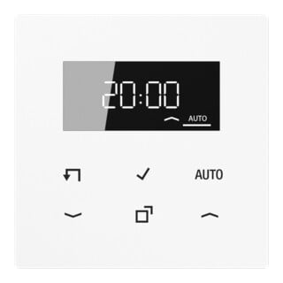 Jung Timer Standard 6 Sens. Tactile Affichage Verre véritable LS 1750 D WW