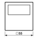 Jung Timer Standard, Affichage verre véritable A 1750 D WW
