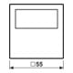 Jung Timer Standard, Display Echtglasfront A 1750 D WW