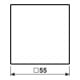 Jung Touche de commande standard AS 1700