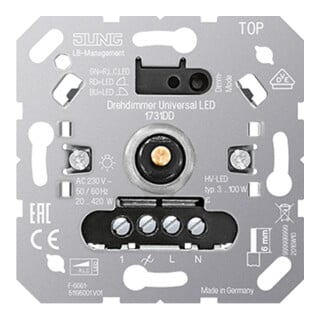 Jung Variateur rotatif LED universel 1731 DD