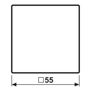Jung Wippe 1-fach anthrazit matt A 590 BF ANM