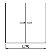 Jung Wippe à fibre optique aws pour bouton-poussoir LS 995 KO5 WW-4