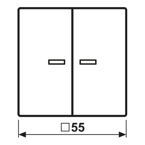 Jung Wippe aws für Serien-Wipp-Sch. A 595 KO5 WW