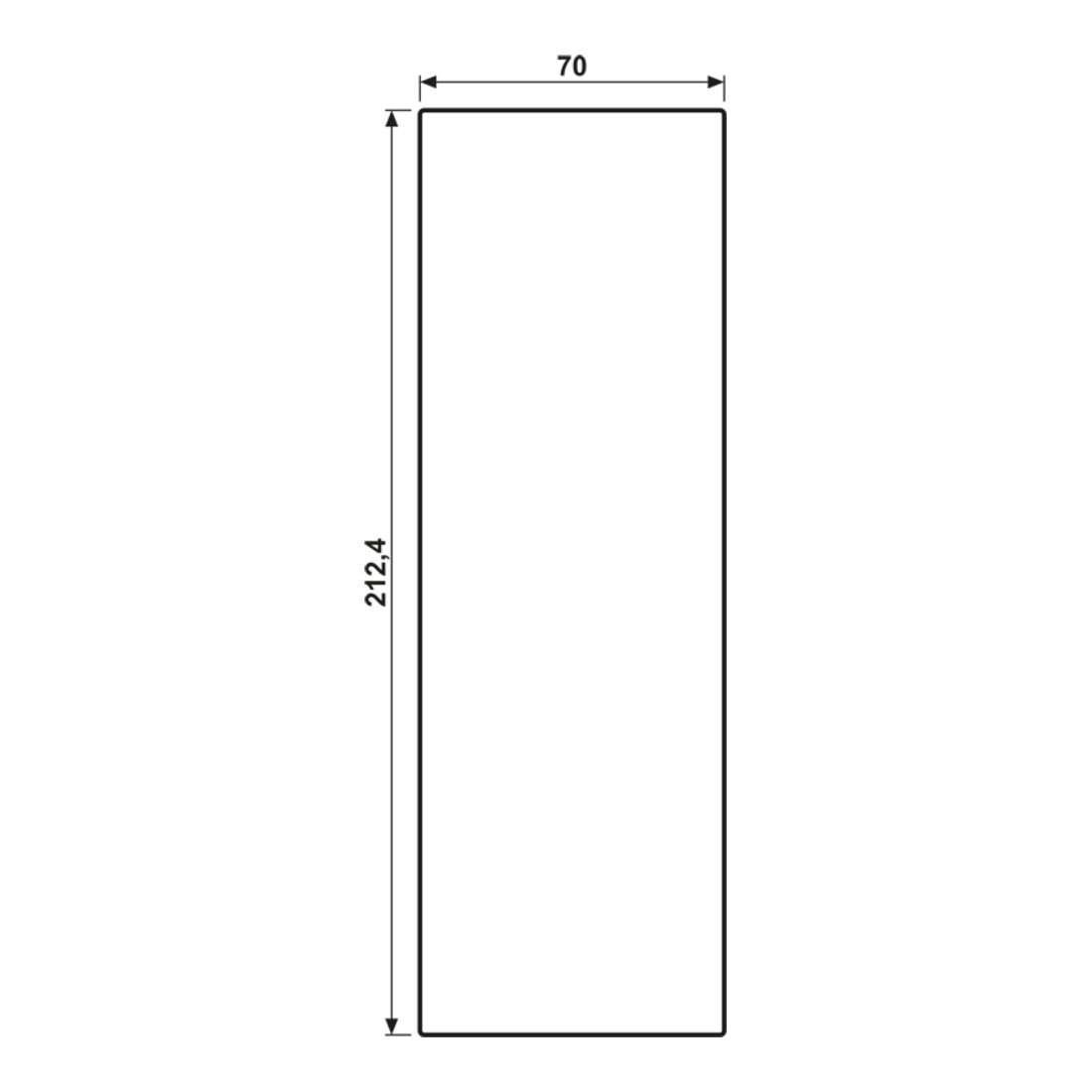 Jung Wippe eds 70x212,4mm ES 2993